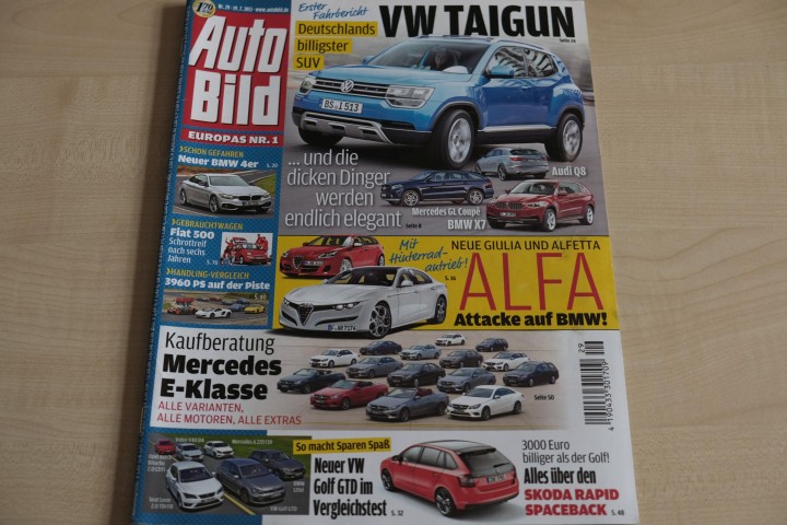 Deckblatt Auto Bild (29/2013)